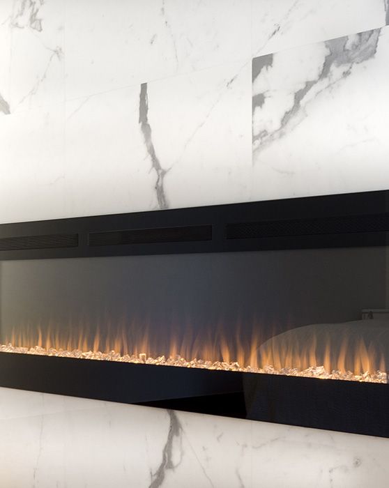 Fireplace-Ready Porcelain Slabs - Liberty Stone Fabricators