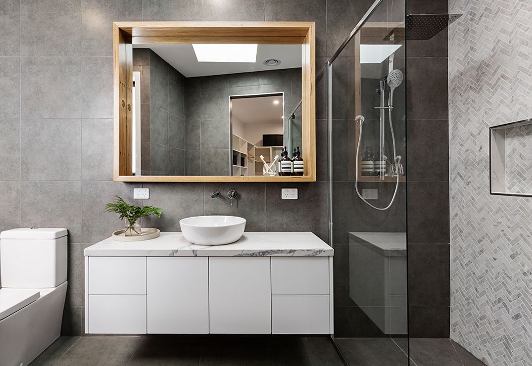 Unique Bathroom Slabs by Liberty Stone Fabricators